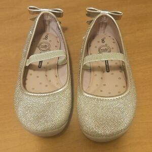 Silver Glitter Kids Shoes